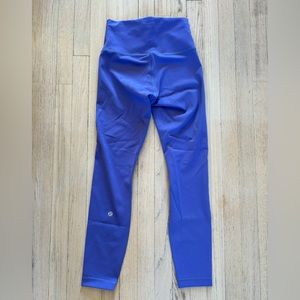 Lululemon Wunder Train Leggings Wild Indigo Size 4